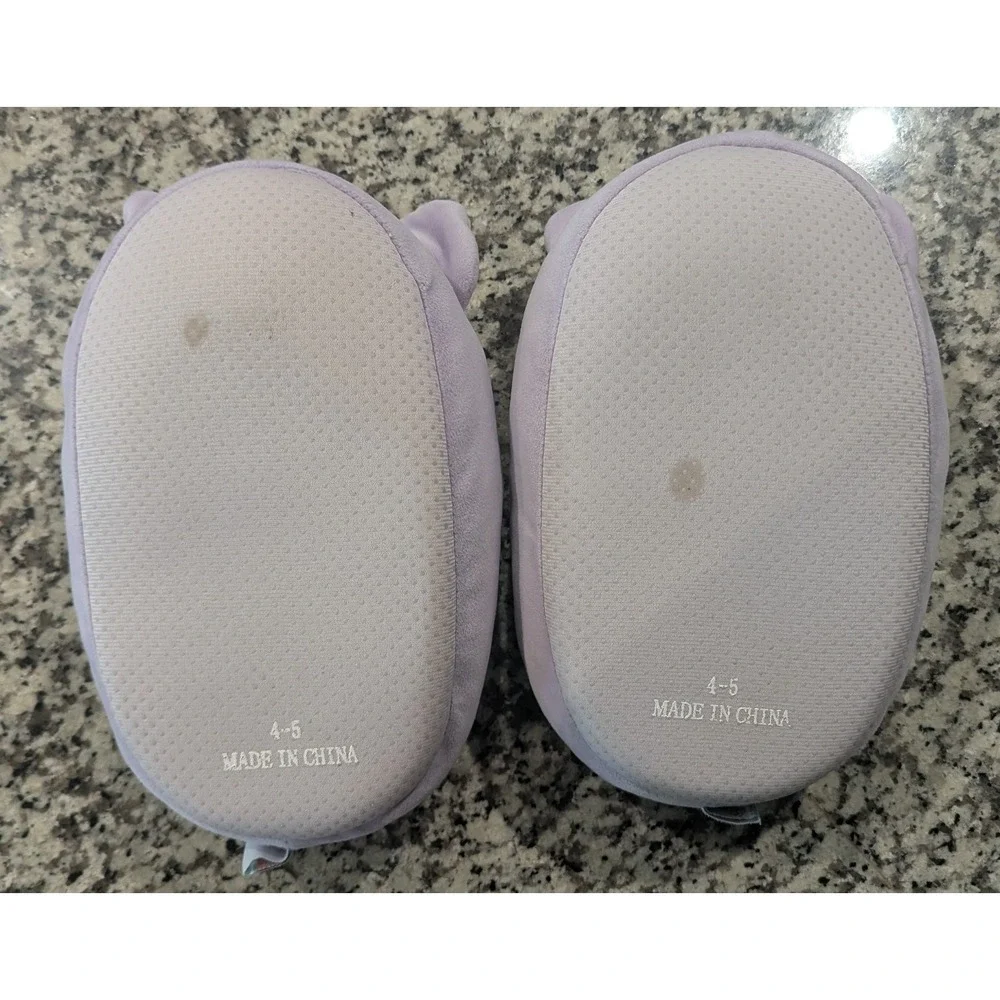 Squishmallow Unicorn Slippers Purple Lavender Kids Size 4-5